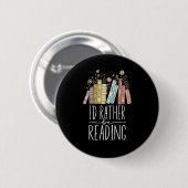 Badge Rond 5 Cm Je préfère lire (Devant & derrière)