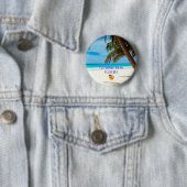 Badge Rond 5 Cm Je préférerais être en Floride (En situation)