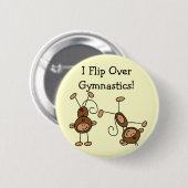 Badge Rond 5 Cm Je renverse au-dessus des T-shirts et des cadeaux (Devant & derrière)