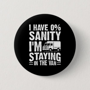 Badge Rond 5 Cm Je reste dans la camionnette Phasmophobia joueur h