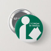 Badge Rond 5 Cm Je serais plutôt bouton de lecture (Devant & derrière)