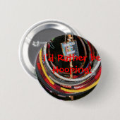 Badge Rond 5 Cm Je serais plutôt talent de Hooping (Devant & derrière)