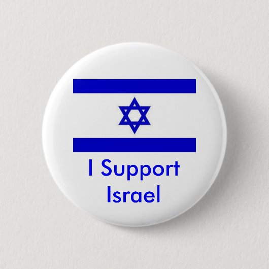 Badge Rond 5 Cm Je soutiens Israël (Devant)
