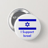 Badge Rond 5 Cm Je soutiens Israël (Devant & derrière)