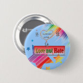 Badge Rond 5 Cm je soutiens love2 (Devant & derrière)