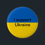 Badge Rond 5 Cm Je soutiens l'Ukraine<br><div class="desc">Les gens sauront immédiatement que vous soutenez la paix en Ukraine quand vous utilisez ce bouton.</div>
