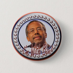 Badge Rond 5 Cm Je suis avec Ben ! Bouton