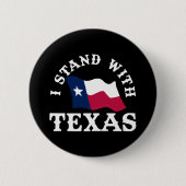 Badge Rond 5 Cm Je suis avec le Texas (Devant)