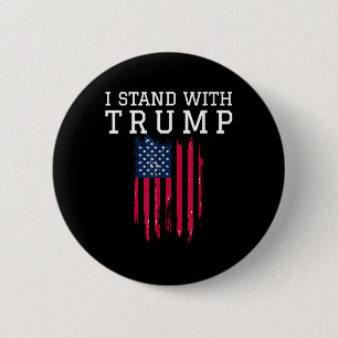 Badge Rond 5 Cm Je Suis Avec Trump Pro Trump Supporter