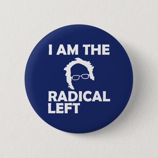 Badge Rond 5 Cm Je suis Bernie gauche radical 2020 (Devant)