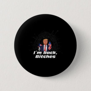 Badge Rond 5 Cm Je suis Ck Trump 2024 Patriotic Take America Ck El