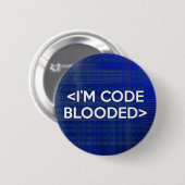 BADGE ROND 5 CM JE SUIS CODE BLOQUÉ (Devant & derrière)