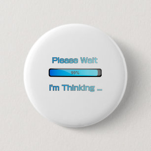 Badge Rond 5 Cm Je suis Concepteur de Programme Informatique qui P