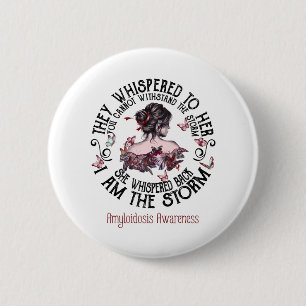 Badge Rond 5 Cm Je Suis Conscience De La Tempête Amyloïdose
