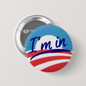 Badge Rond 5 Cm Je suis dans le bouton (Devant & derrière)