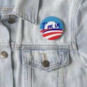 Badge Rond 5 Cm Je suis dans le bouton (En situation)