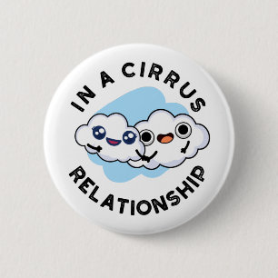Badge Rond 5 Cm Je suis dans une relation cirrus drôle Cloud Pun