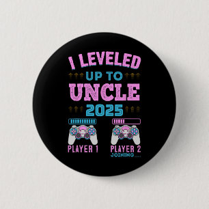 Badge Rond 5 Cm Je suis devenu oncle 2025 Annonce de grossesse 