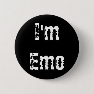 Badge Rond 5 Cm Je suis Emo