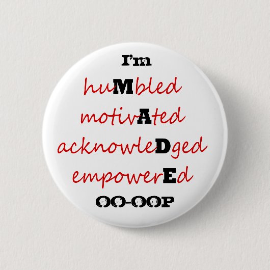 Badge Rond 5 Cm Je suis fait (Devant)