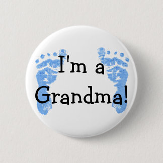 Badge Rond 5 Cm Je suis grand-mère !