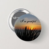 Badge Rond 5 Cm Je suis Greatful_ Button_by Elenne Boothe (Devant & derrière)