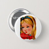 Badge Rond 5 Cm Je suis inquiet...êtes-vous à moi ? (Devant & derrière)