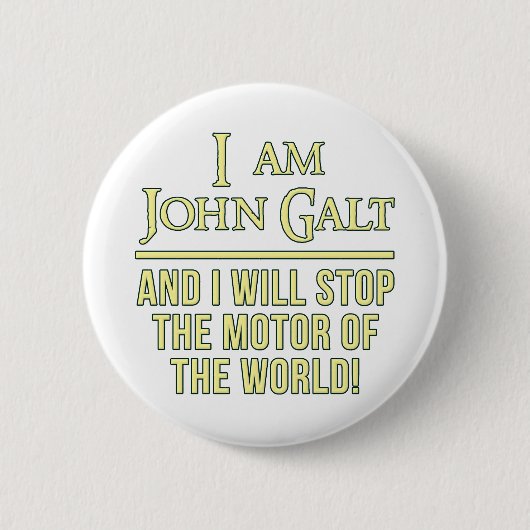 Badge Rond 5 Cm Je suis John Galt (Devant)