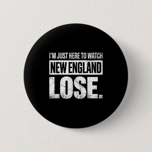 Badge Rond 5 Cm Je suis juste là pour regarder la Nouvelle-Anglete