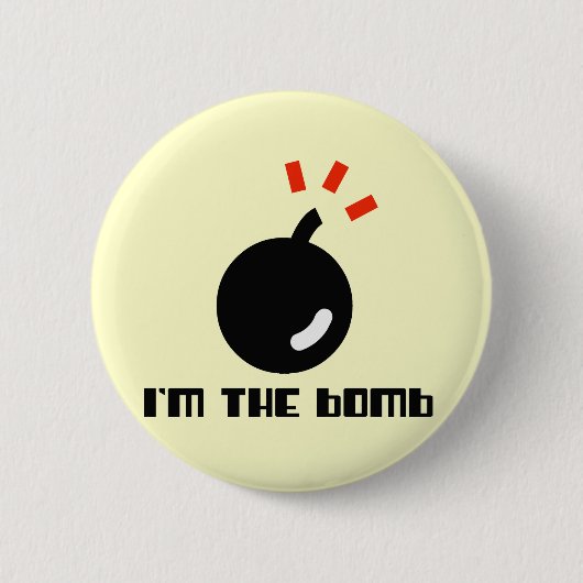 Badge Rond 5 Cm Je suis la bombe (Devant)