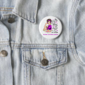 Badge Rond 5 Cm Je Suis La Conscience De L'HYPERTENSION PULMONAIRE (En situation)