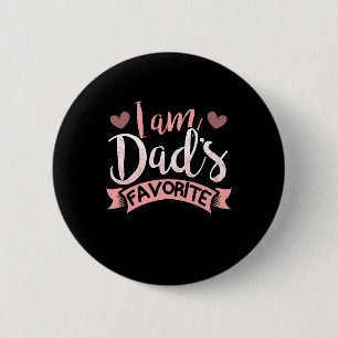 Badge Rond 5 Cm Je suis la famille préférée de papa pour Daugh