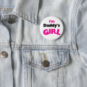 Badge Rond 5 Cm Je suis la fille du papa (En situation)
