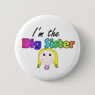 Badge Rond 5 Cm Je suis la grande soeur
