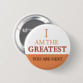 Badge Rond 5 Cm Je suis la plus grande - Attitude (Devant & derrière)