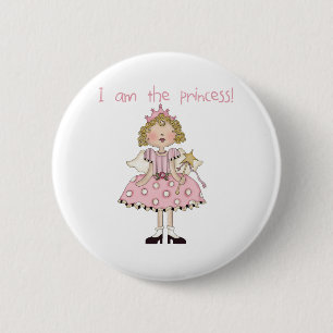 Badge Rond 5 Cm Je suis la princesse