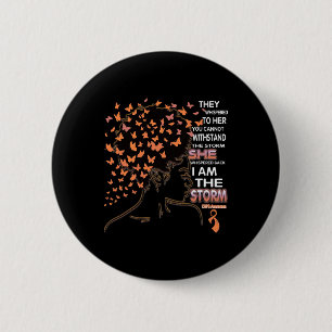 Badge Rond 5 Cm Je Suis La Tempête Black Woman Crps Sensibilisatio
