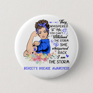 Badge Rond 5 Cm Je Suis La Tempête DERRIÈRE L'INFLUENCE DE LA MALA