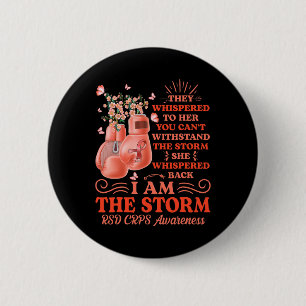Badge Rond 5 Cm Je Suis La Tempête Rsd Crps Sensibilisation Boxe G