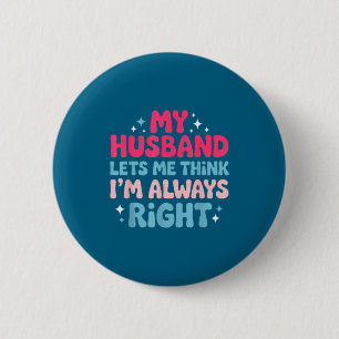 Badge Rond 5 Cm Je suis le bon fiancé de couple marié femme mari