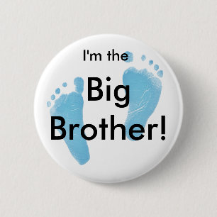 Badge Rond 5 Cm Je suis le frère