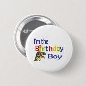 Badge Rond 5 Cm Je suis le garçon d'anniversaire (Devant & derrière)