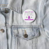 Badge Rond 5 Cm Je suis le guerrier de Leiomyosarcoma (En situation)