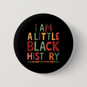Badge Rond 5 Cm Je suis le Mois de l'histoire des Noirs Célébratio