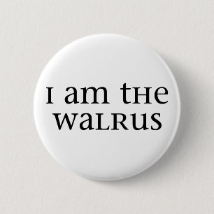 Badge Rond 5 Cm Je suis le morse