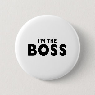 Badge Rond 5 Cm Je suis le patron
