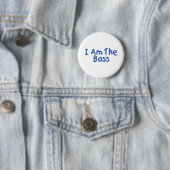 Badge Rond 5 Cm Je suis le patron (En situation)
