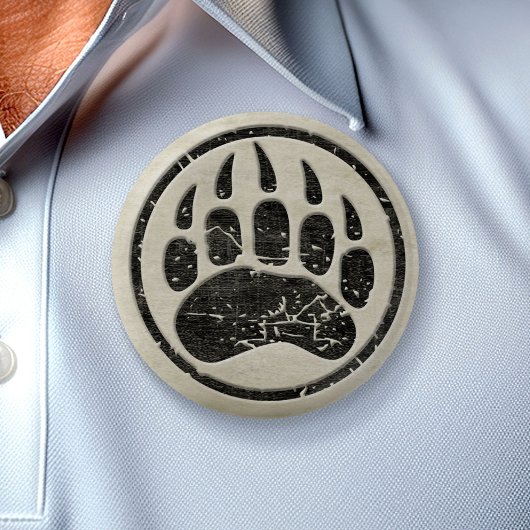 Badge Rond 5 Cm Je suis MAMA GRIZZLY