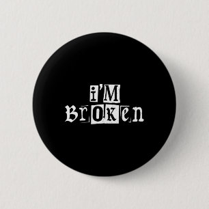 Badge Rond 5 Cm Je suis OK Maladie invisible Sensibilisation à la