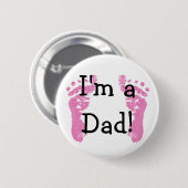 Badge Rond 5 Cm Je suis papa ! (Devant & derrière)